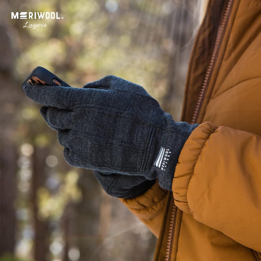 Merino Wool Glove Liners - Touchscreen Compatible